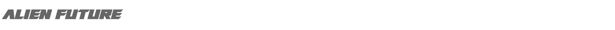Alien Future Alien Future Italic.ttf font preview